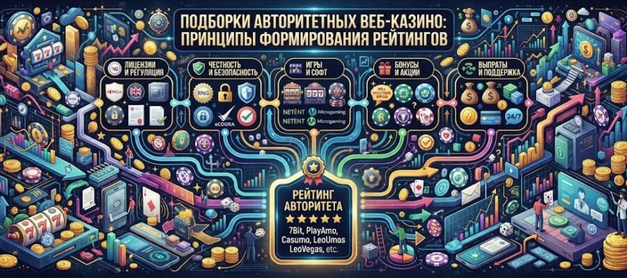 Подборки авторитетных веб-казино